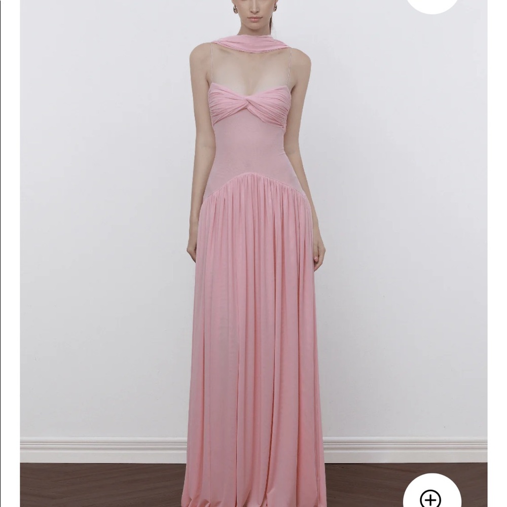 Pink maxi dress